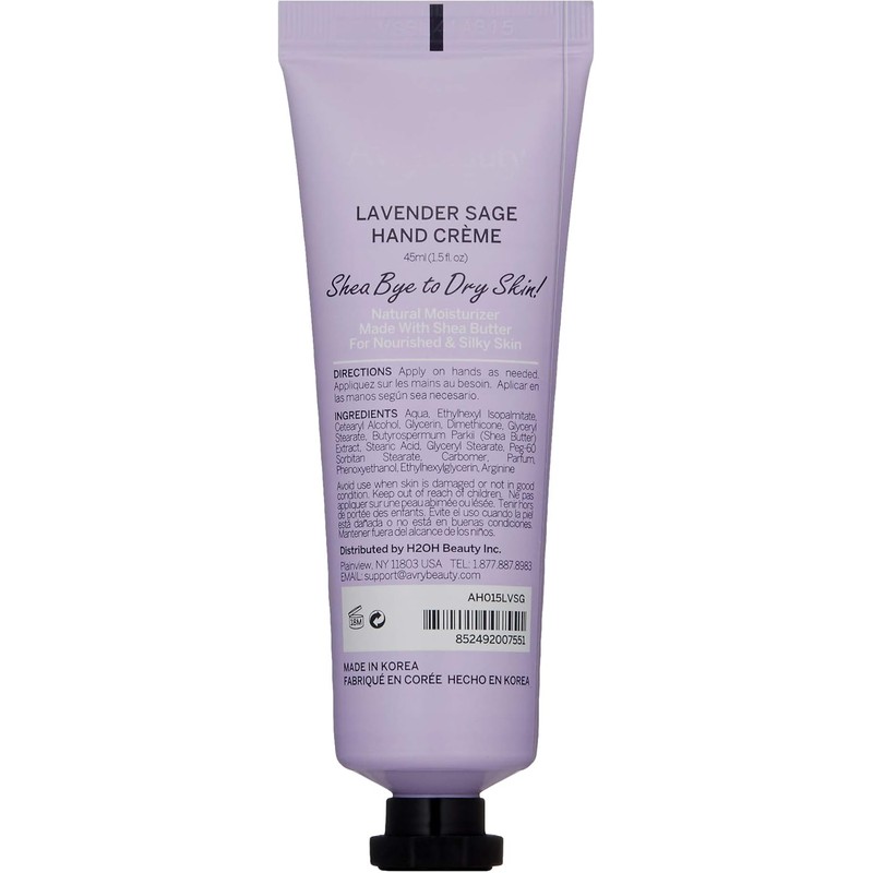 SHEA BYE TO DRY SKIN! LAVENDER SAGE HAND CREME 1.5