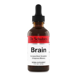 Dr. Schulze's Brain Formula 2 oz. - Vegan and Wild-Harvested | Stimulates Circulation and and Improved Mental Focus