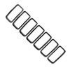 RAGBUSCLE Grille Inserts Grill Cover Trims Compatible with Jeep Renegade