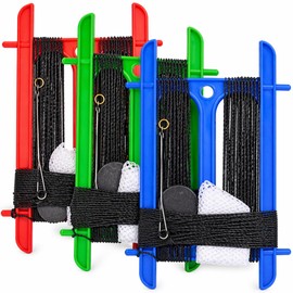 LND Gifts Crab lines Set of 3, Premium Crab Line with Crabbing Bait Bags and weights Ideal Crabbing Line Fishing Kit for the sea and rock pools for kids and adults