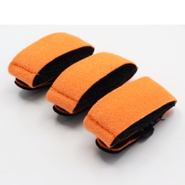 Cheerock 3pcs Bass Guitar String Mute Damper, Cotton Bass Guitar Fret Mute, Adjustable Guitar String Dampener, Bass Guitar Accessories