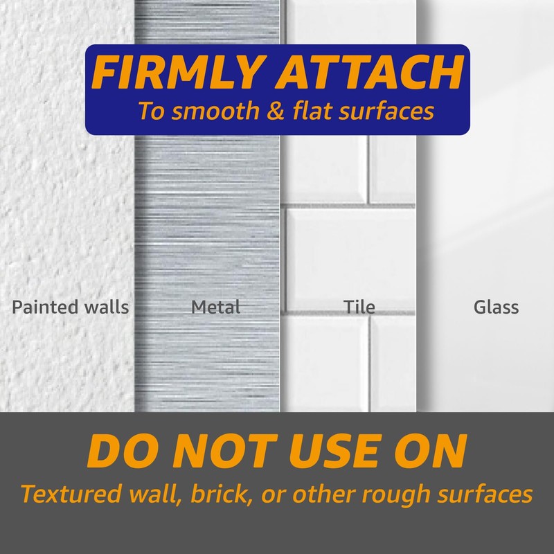 BESTAPE 16 Sets 1 x 4 inch Adhesive Fastener Strips,