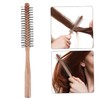 SAFIGLE Wooden Cylinder Comb for Curly Hair Hair Styling Tool