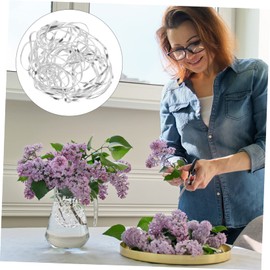 EXCEART 2pcs Fixor Stem Fixation Fixer Sliver Holder Wire Cm Arrangements Arrangement Supplies Flower Vase Table Plant Stub Flexible Decor Tool Arranging Diy for Fixing Crafting Floral