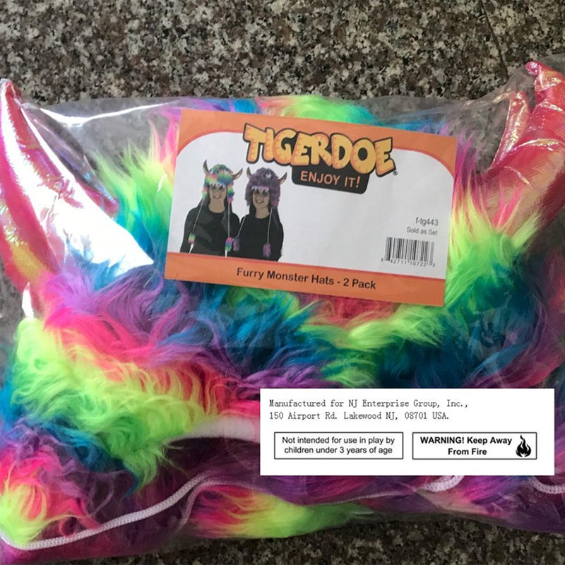 Tigerdoe Monster Hat Costume - 2 Pack Funny Crazy Hats