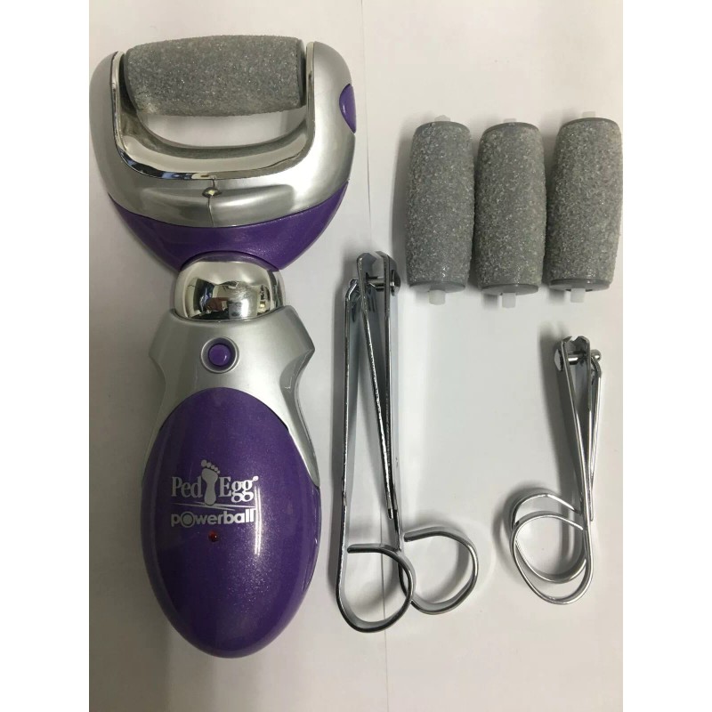 PEDEGG POWER BALL CALLUS REMOVER PLUS 3 EXTRA ROLLERS