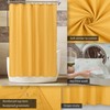 ALYVIA SPRING Yellow Shower Curtain or Liner with 3 Magnets