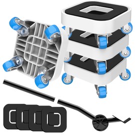 New Upgrade Furniture Sliders, Furniture Movers with Wheels, Furniture Lift Mover Tool Set with 360° Rotatable Wheels, Appliance Roller for Moving Heavy Duty Sofa, Bed, Load Capacity Up to 750lb
