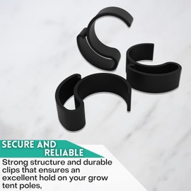 Grow Tent Wire Clips Grow Light Cable Management |Pack of 20 |22mm Wire Clips Cable Organizer Assortment for Cables, Tent Poles. Grow Tent Accessories (22mm Varying Random – Black, Green, White, Blue)