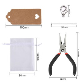 Gotetiso Angel Craft Beads Set 30 Kits Guardian Angel Make Your Own Set Wedding Christening Pendant Craft Set Angel Beads Key Ring Guardian Angel Craft Wings Angel Pendant Guest Gift