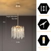 ROMYEAR Gold Tree Branches Crystal Chandeliers Luxury Raindrop Pendant Light