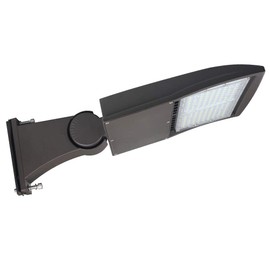 LED Flying Direct 150W LED Shoebox Lights, 20KV Surge Protector LED Parking Lot Area Lights, 450W MH Equiv. LED Street Road Lamps with Direct Arms Mount, 1-10V Dim DLC UL 5000K 100-277VAC