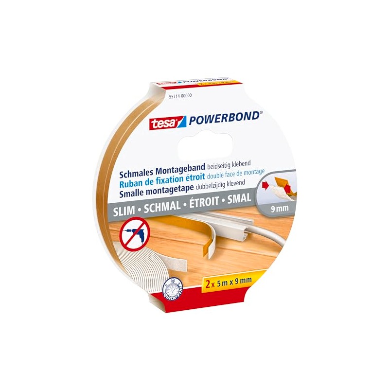 Tesa Double-Sided Mounting Tape Powerbond Narrow
