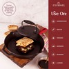 Cast Iron Skillet + Grill Press + Scraper Set -