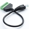 tunghey 2Pack RJ45 Male to 8 Pins Screw Terminal Block
