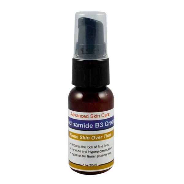 Niacinamide Face Serum, Cream, 5% Vitamin B3, Bearberry Extract, Anti
