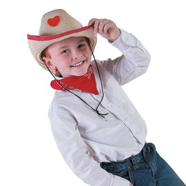 Fun Express Red Bandanas (Bulk set of 12) Western Party Supplies