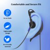 Wired USB Earbuds with Boom Mic, Single-Side USB Headphones with