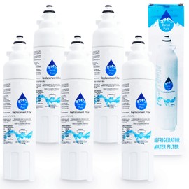 5-Pack Replacement for LG LMXS30746S Refrigerator Water Filter - Compatible with LG LT800P, ADQ73613401 Fridge Water Filter Cartridge