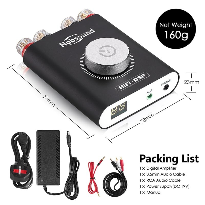 Nobsound NS-20G Mini Digital Power Amplifier Bluetooth Hifi Stereo Amp