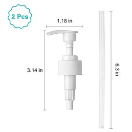 2 Pcs Pump Lid for CeraVe Daily Moisturizing Lotion and Foaming Facial Cleanser, Replacement Pump Lid Compatible with CeraVe Cleanser