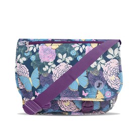 J World New York unisex adult Terry Small�messenger Bag�for Women. Girls Satchel Messenger Bag, Secret Garden, 15 US