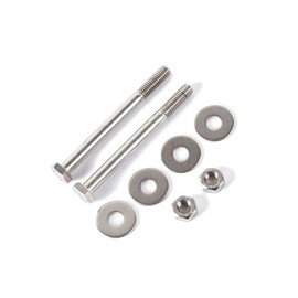 Stainless Steel Through Screws for H Post Holders M10 x 110 mm 2 Pieces per Pack Including Washers and Nuts Construction Screws for Attaching 9 x 9 cm Wooden Posts
