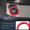 Auovo Engine Start Stop Button Outer Ring Compatible with Toyota