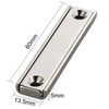 LOVIMAG Neodymium Rectangular Pot Magnets-66 lbs Pulling Force-60x13.5x5mm 10 Packs