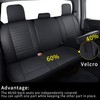 LUCKYMAN CLUB X02-BHX Rear-only Seat Covers for Selected 2011-2025 2026