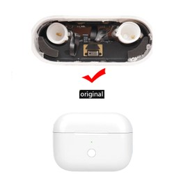 Wireless Charging Case Compatible for AirPods pro, Charger Replacement Cases Compatible with AirPods pro, Support Bluetooth Pairing and Sync Button(Earbuds Not Included) by BITANR