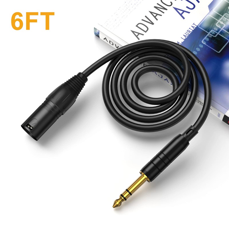 CableCreation 6 pies TRS 6,35 mm (1/4 Pulgadas) Macho a