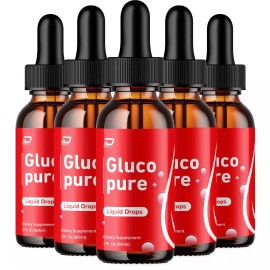 Gluco Pure (5 Pack) Gluco Pure Drops Healthy Blood Support Formula – GlucoPure Dietary