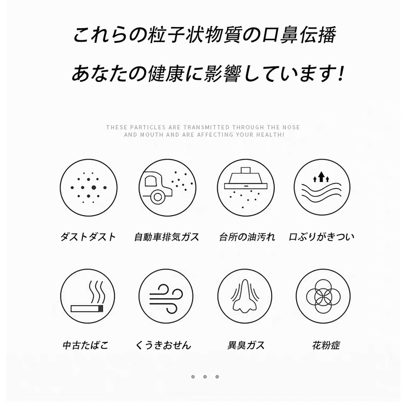 [VEVE&MIKI] マスク 洗える フィット感 型崩れが起こりにくい UPF50+ 息苦し耳が痛くなりにくい 抗菌 防臭 花粉症対策