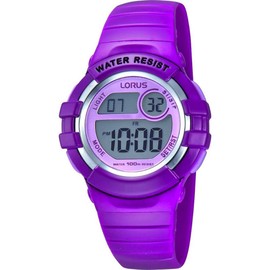 Lorus Girls Chronograph Digital Watch with PU Strap R2385HX9