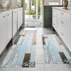 XLHOMO Kitchen Runner Rugs Set of 3, Non Slip Cushioned
