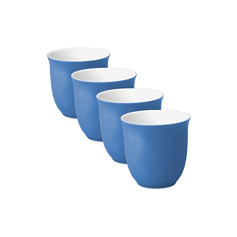 FORLIFE Japanese Teacup (Set of 4), 6.5 oz., Blue