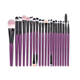 20 Pcs Makeup Brush Set Eyeshadow Eyebrow Powder Foundation Contour Lip Brushes