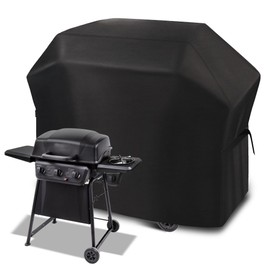 Funshot Barbecue Cover, Weatherproof Grill Cover, Large BBQ Grill Cover, Waterproof, 420D Oxford Grill Cover, Gas Grill Cover, Protective Cover, UV-Resistant, Tear-Resistant, 132 x 66 x 109 cm