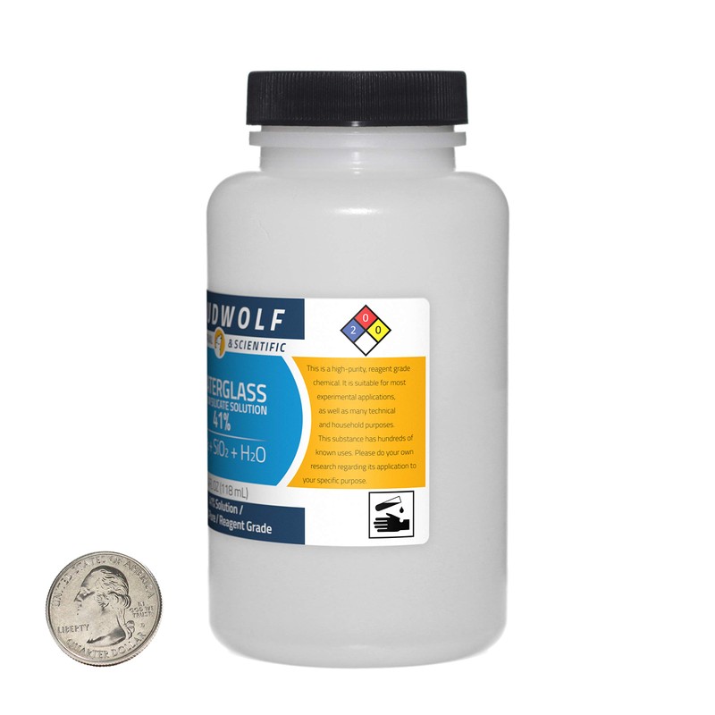 Sodium Silicate / 8 Fluid Ounce Bottle / 99.9% Pure