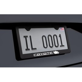 Ghost License Plate Frames Mustang GT License Plate Fram Black Metal Racing Coyote V2 Style