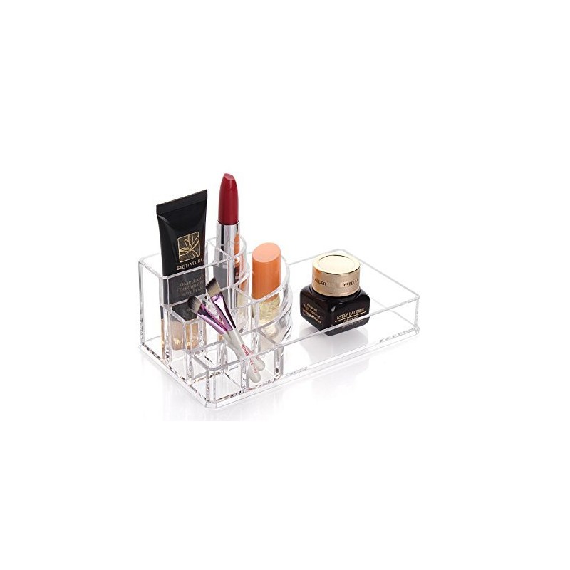 Kamay's Small Transparent Multifunction Detachable Combination Double-Deck Acrylic Make Up