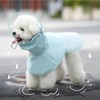 Dog Poncho | Dog Rain Jackets,Windproof Jacket with Removable Hood,