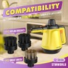 Steam Cleaner Replacement Brushes, Original Accessories for STMWORLD CB-02A, Compatible