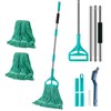 Commercial Mop with 3 Replacement Heads & 1 Handles, 64"