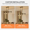 VONLUCE Dining Room Light Fixture Over Table, 4-Light Kitchen Island