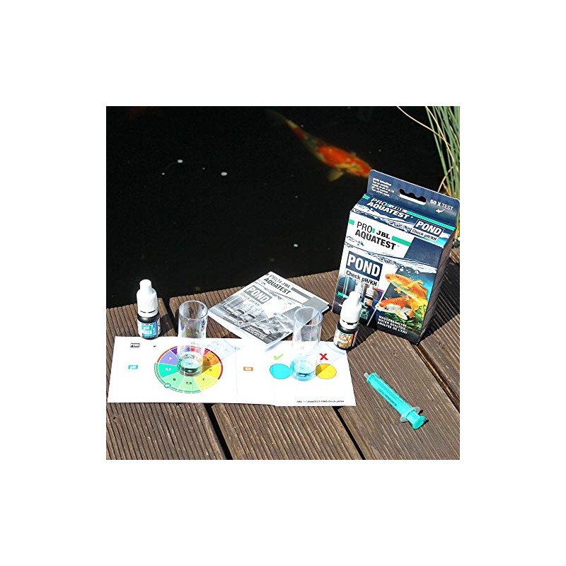 JBL PROAQUATEST POND Check pH/KH Water Test Kit with 50