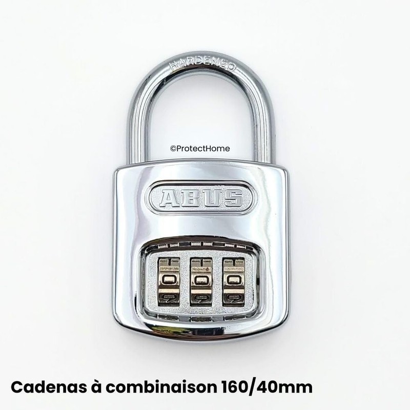 ABUS 35013 Combination Padlock 160/40 mm Silver