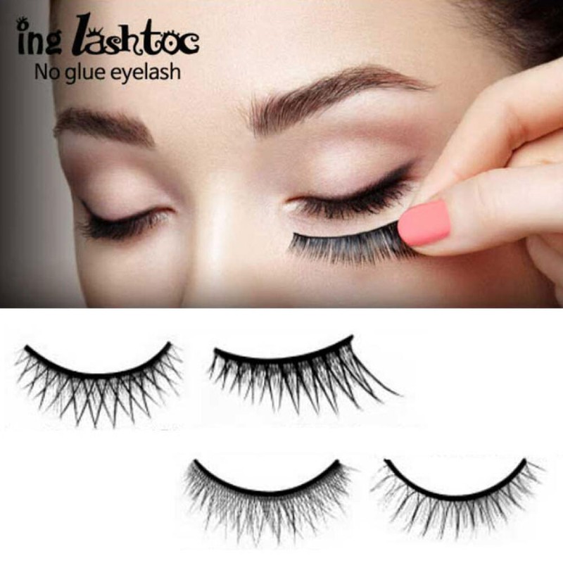 Lash Talk 래쉬톡 접착제 없이 붙이는 노글루 원터치 속눈썹 1세트