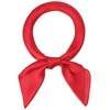 Allegra K Scarf, Plain, Square, Neckerchief, 27.6 inches (70 cm),